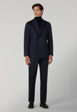 Abito B-Line in lana stretch blu