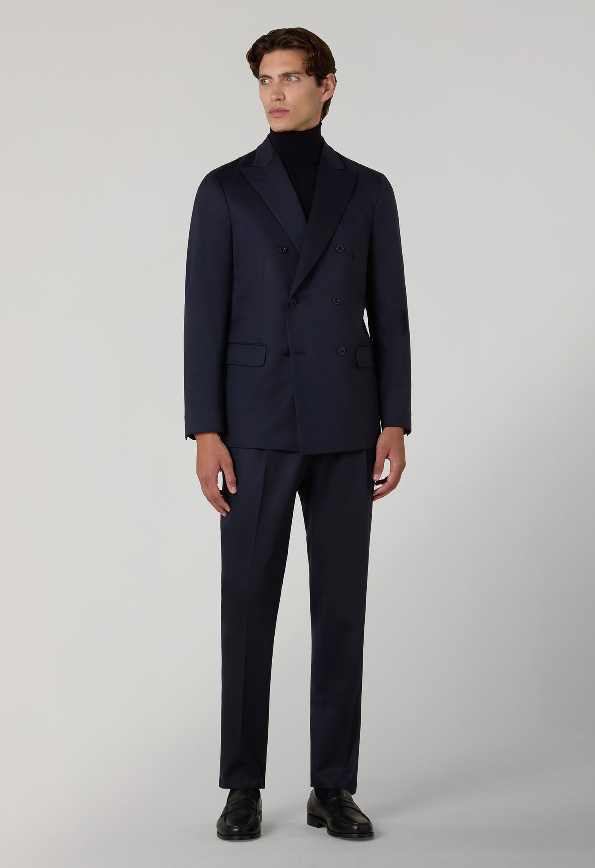Abito B-Line in lana stretch blu