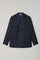 Blue Stretch Wool B-Line Suit