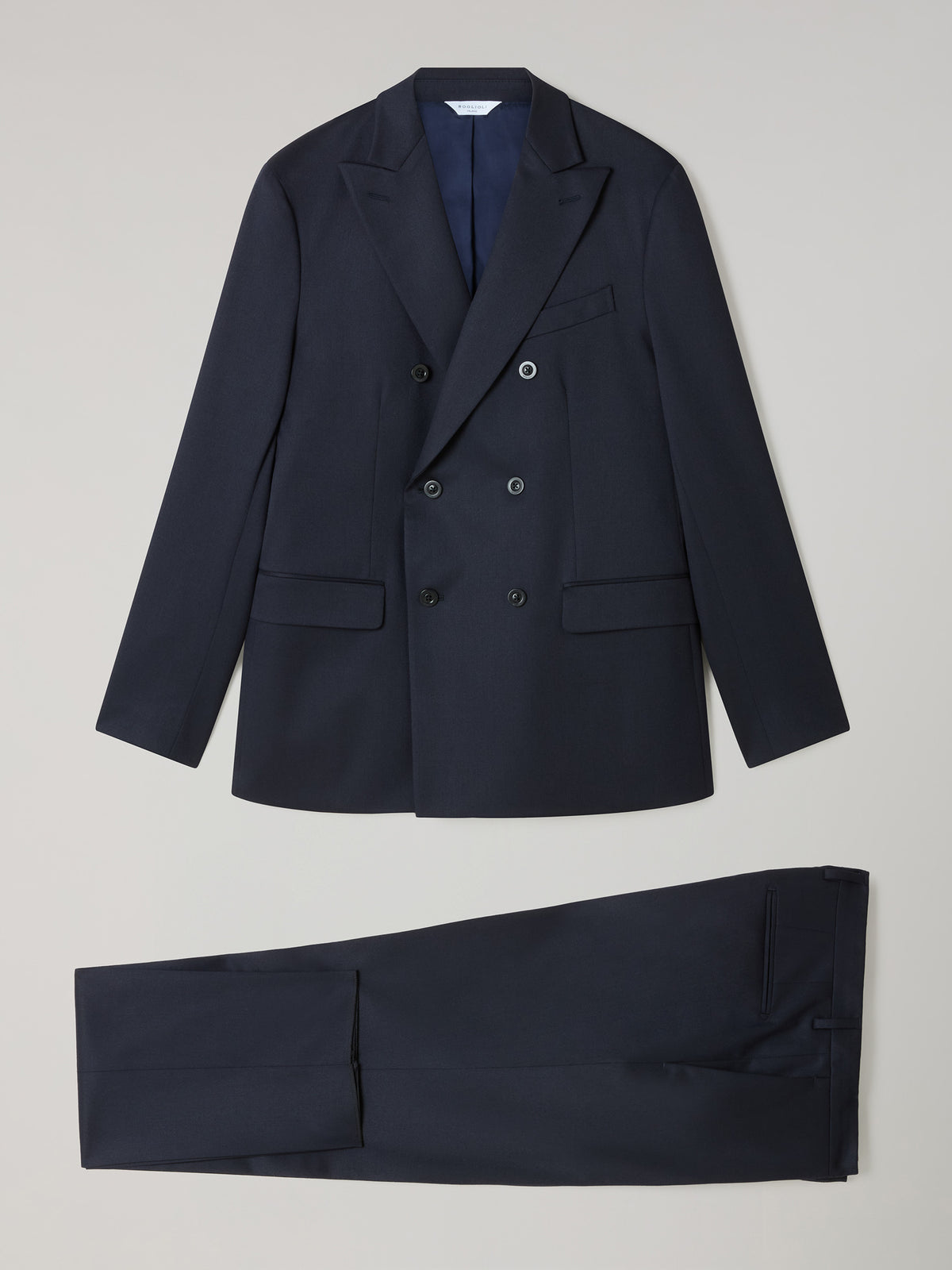 Abito B-Line in lana stretch blu