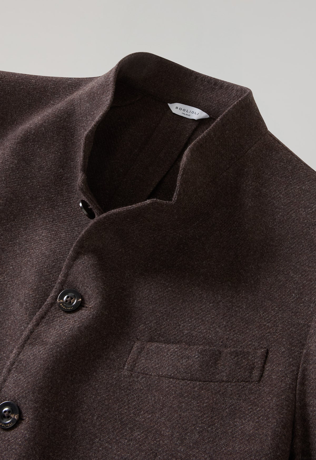 Brown Wool Cashmere soft Gassman Jacket