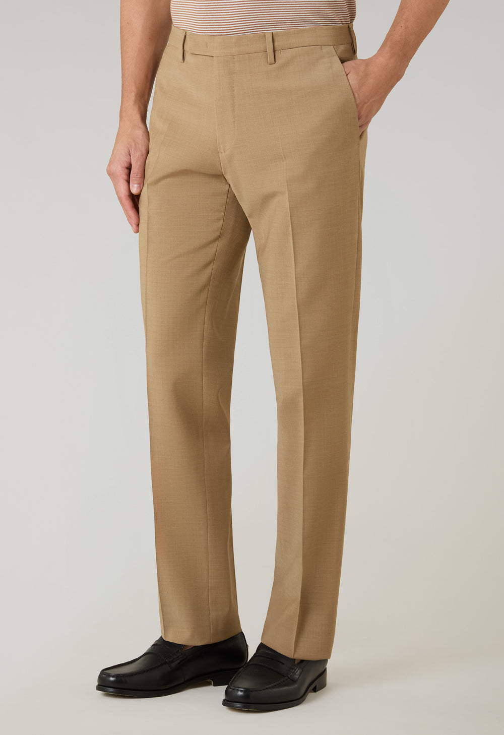 Abito K-Jacket in lana stretch cammello