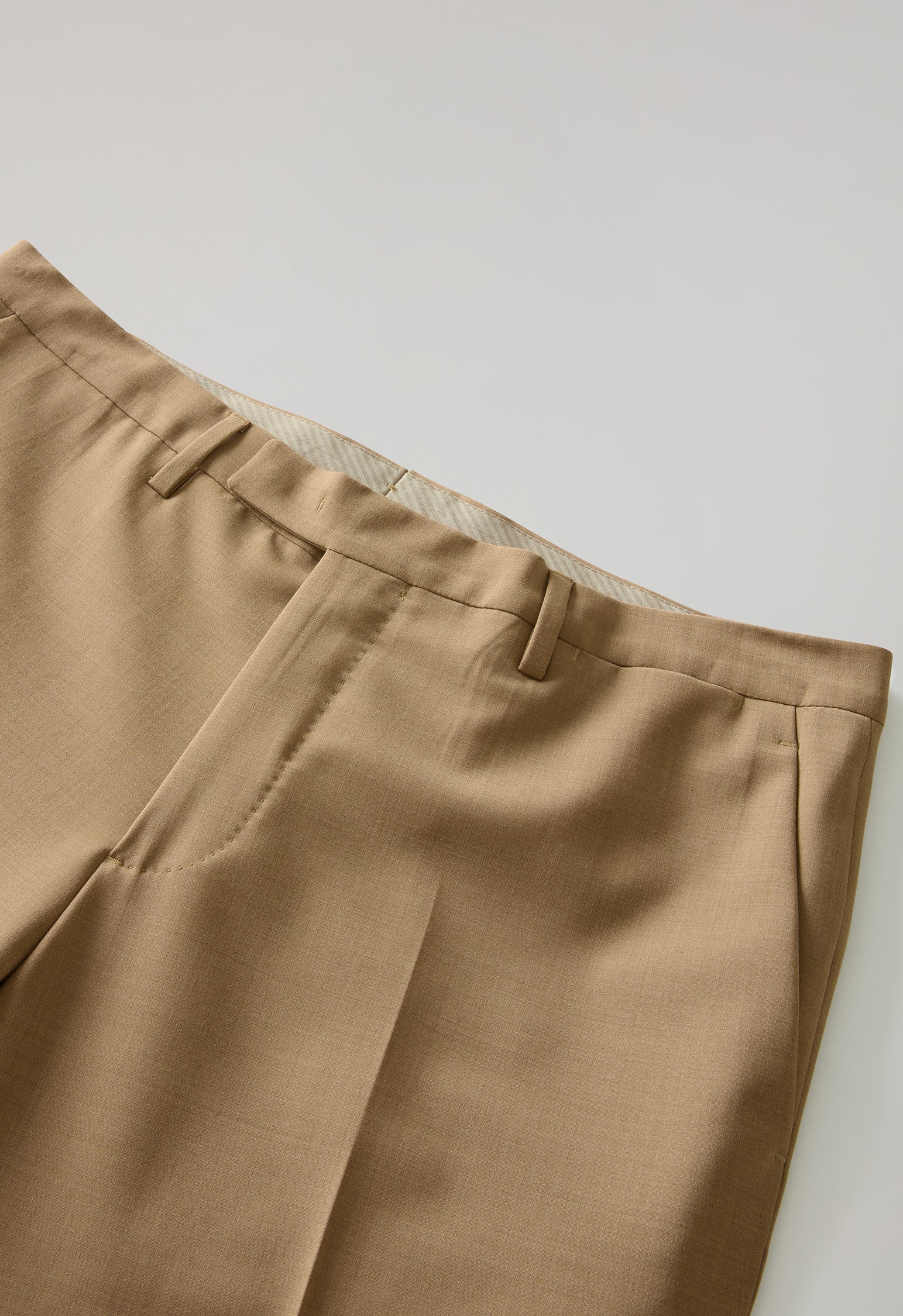 Abito K-Jacket in lana stretch cammello