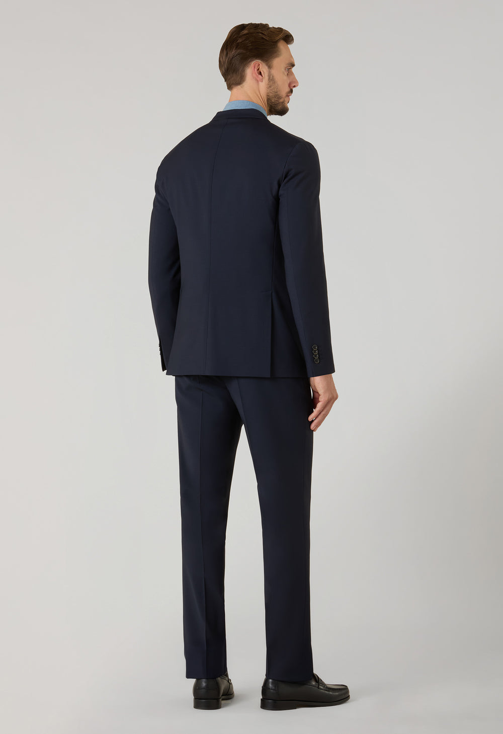 Abito K-Jacket in lana stretch blu