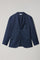 Blue Wool Structured K-Suit