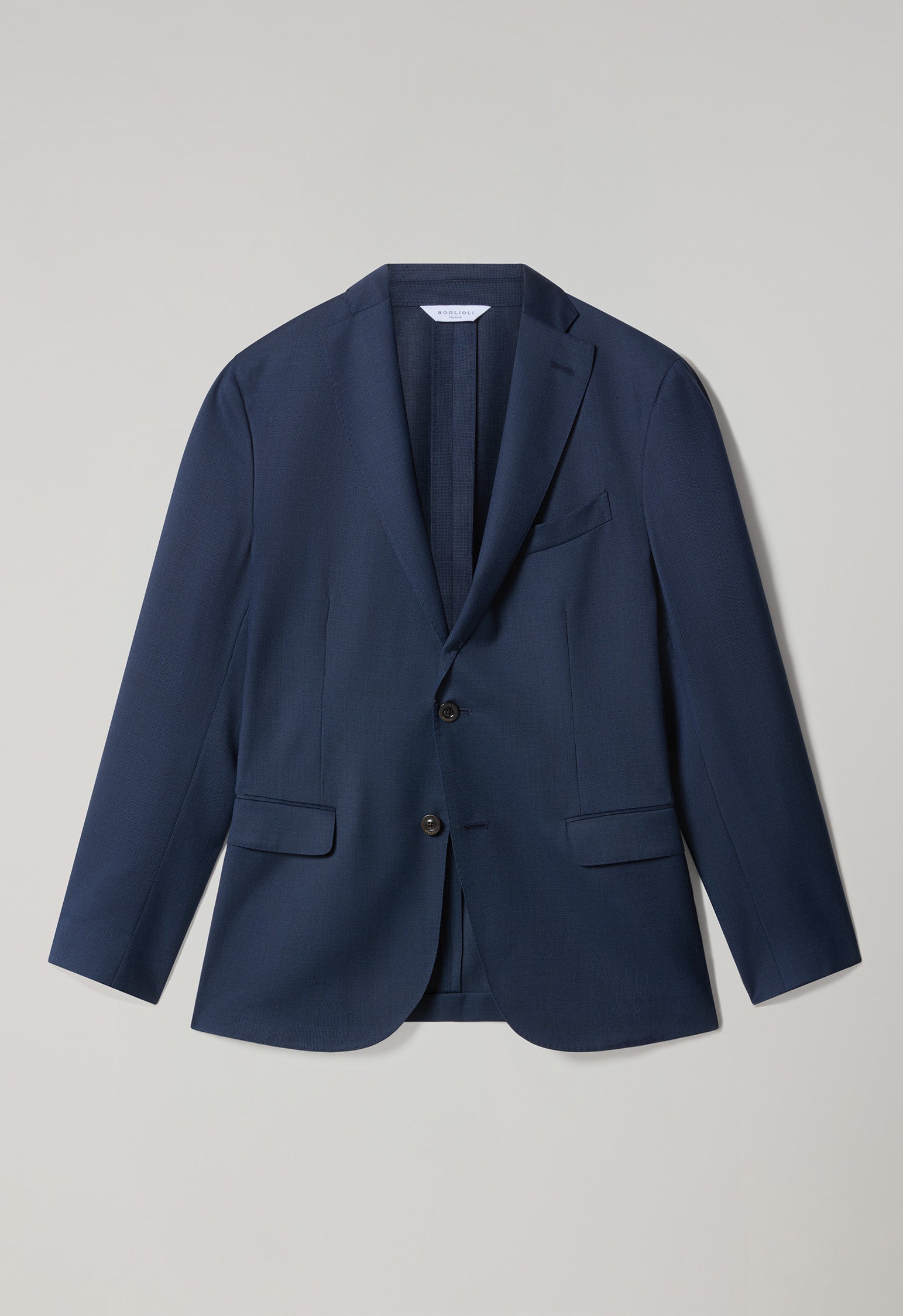 Blue Wool Structured K-Suit