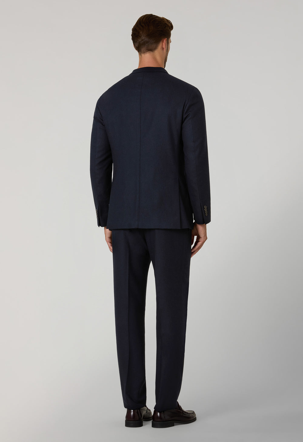 Abito K-Jacket in lana stretch blu scuro