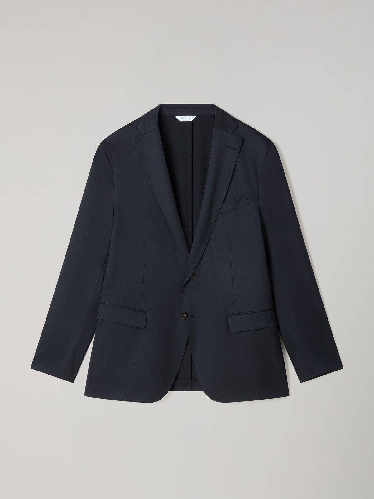 Abito K-Jacket in lana stretch blu scuro
