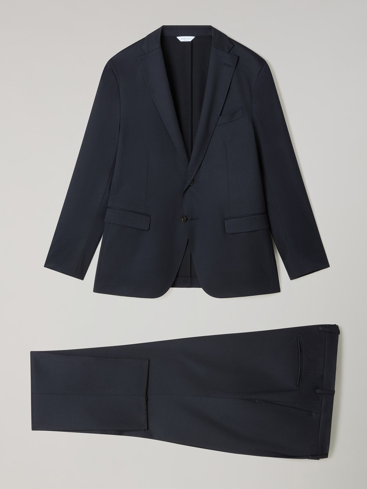 Abito K-Jacket in lana stretch blu scuro