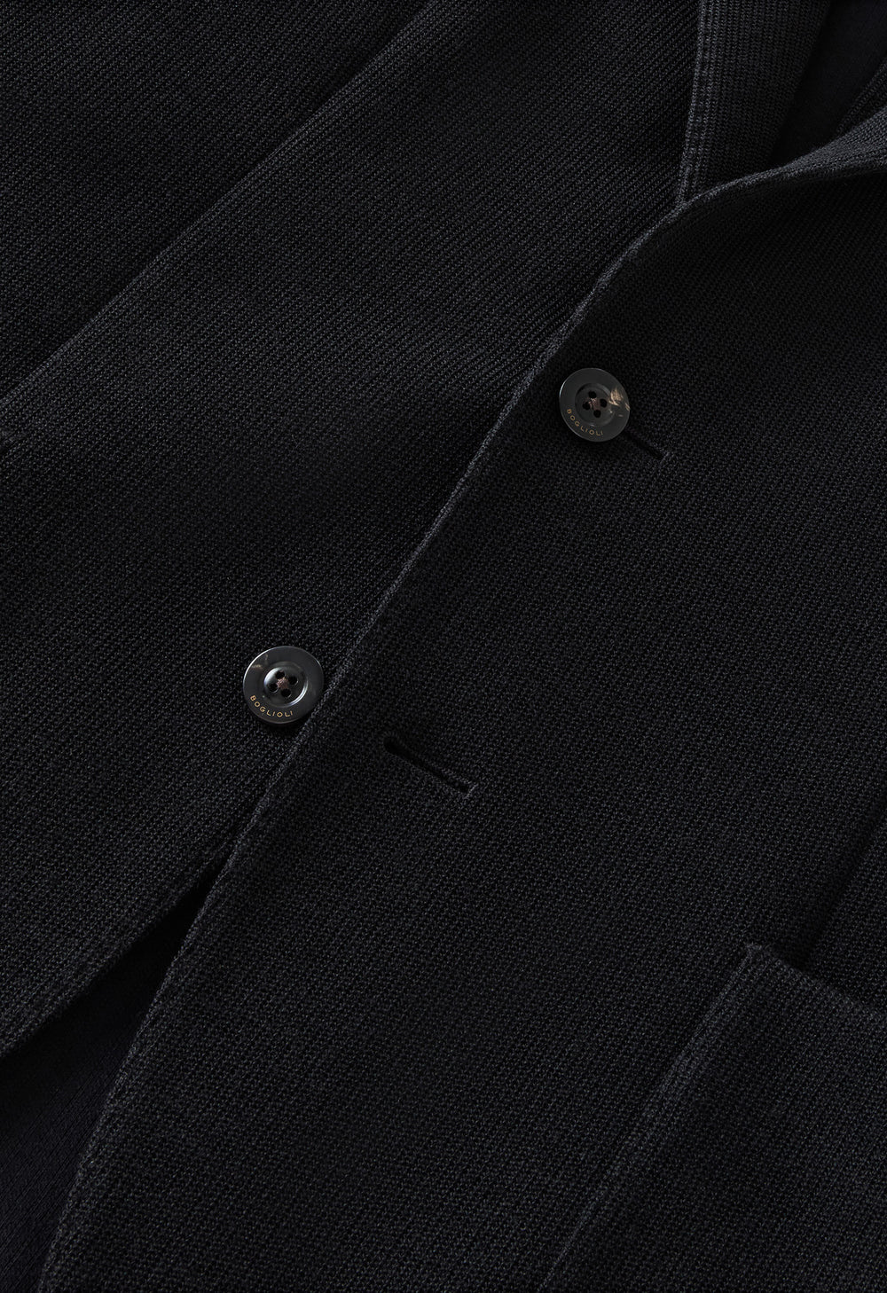 K-Jacket in jersey lavorato nera