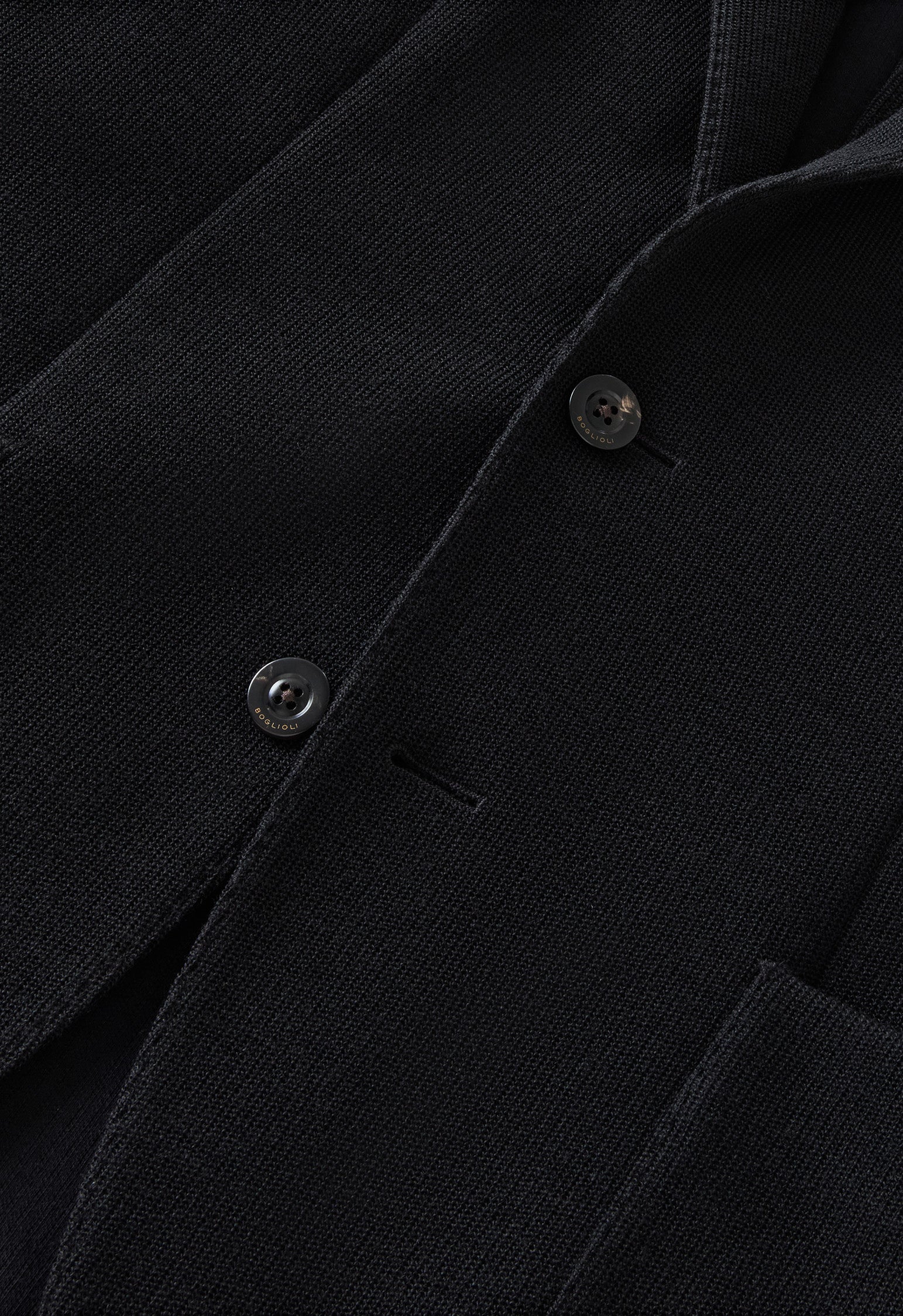 K-Jacket in jersey lavorato nera