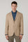 Beige blended Wool Silk K-Jacket