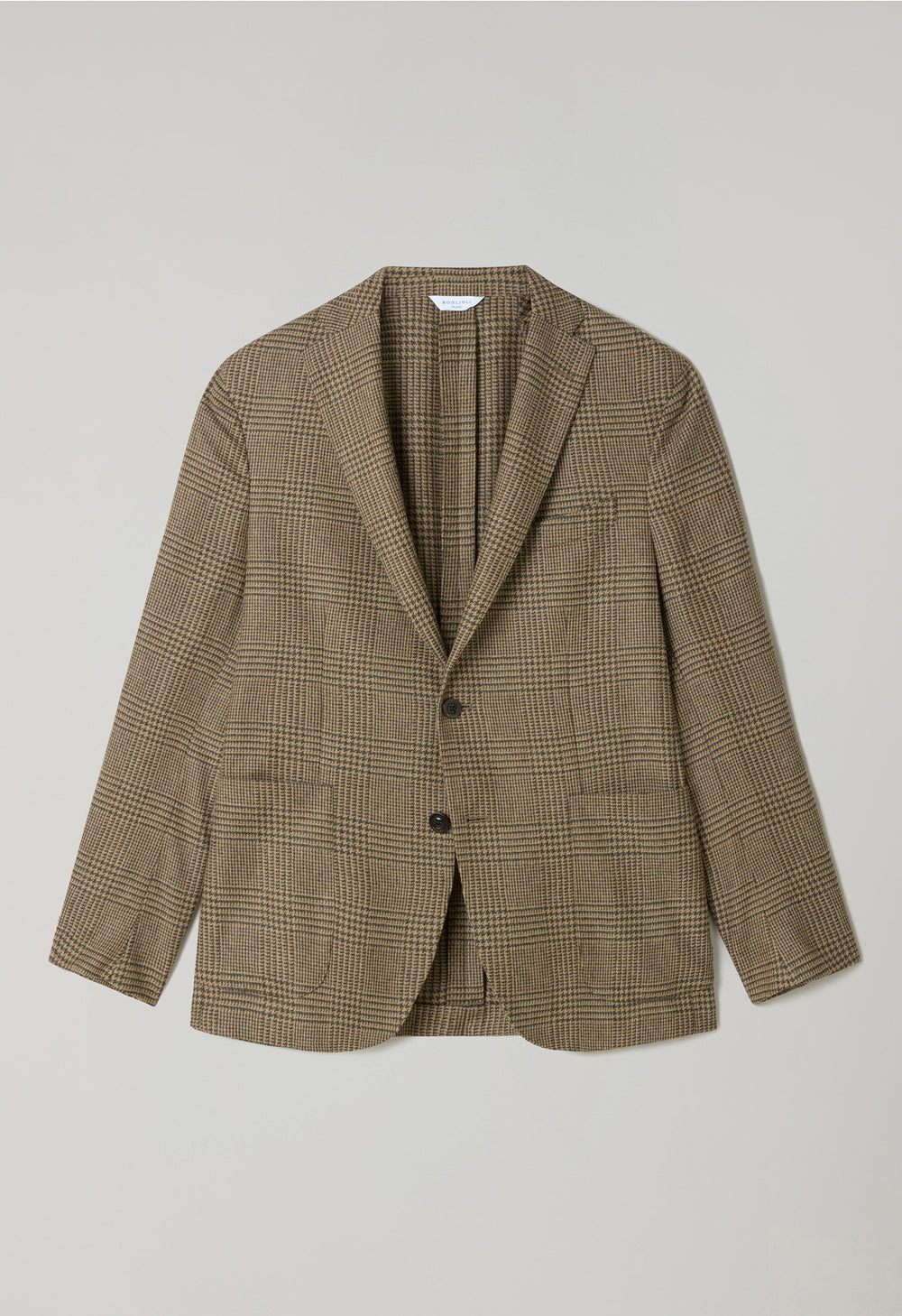 K-Jacket Principe di Galles in misto lana beige