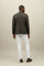 Green Garment Dyed Cashmere Silk K-Jacket