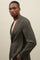 Green Garment Dyed Cashmere Silk K-Jacket