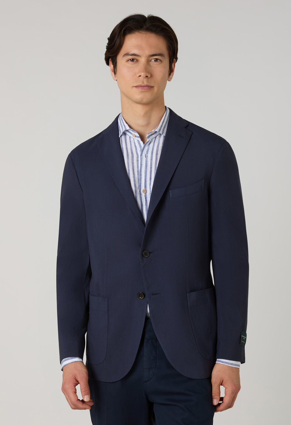 K-Jacket in lana High Performance blu