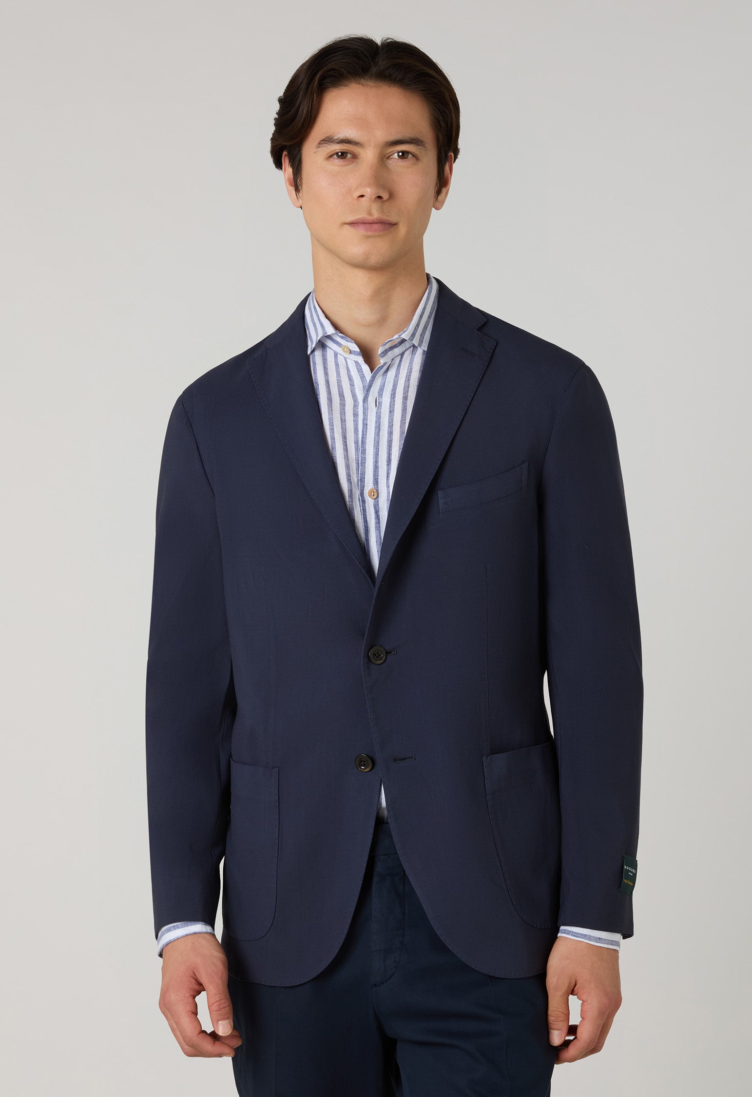 K-Jacket in lana High Performance blu