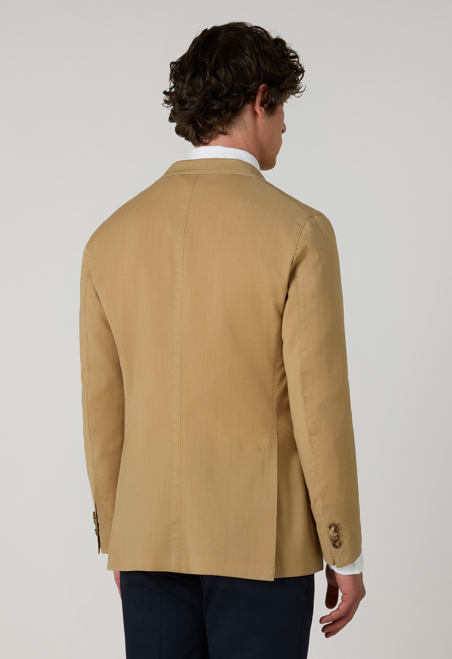 Beige High Performance Wool Cashmere K-Jacket