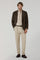 K-Jacket in velluto a costa larga tinto in capo khaki