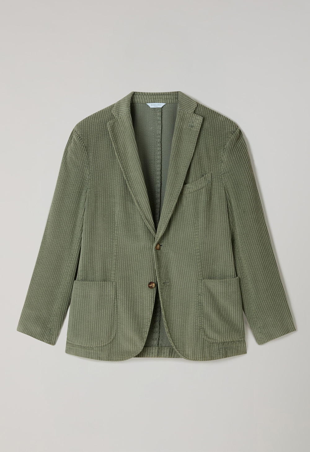 Green Garment Dyed Wide Wale Corduroy K-Jacket
