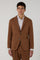 Brown Garment Dyed Soft Cotton K-Jacket