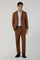 Brown Garment Dyed Soft Cotton K-Jacket