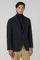 Dark Grey Garment Dyed Soft Cotton K-Jacket