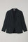 Dark Grey Garment Dyed Soft Cotton K-Jacket