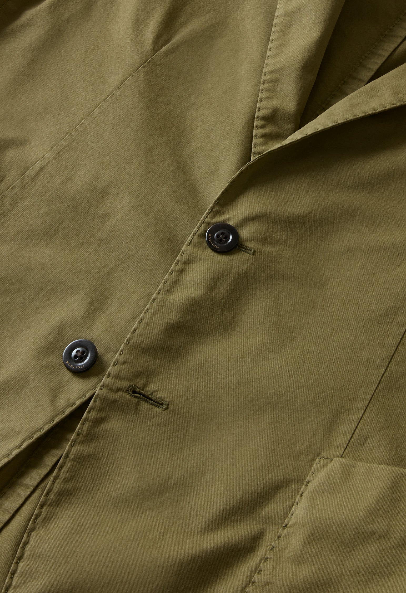 Green Garment Dyed Supima Cotton K-Jacket