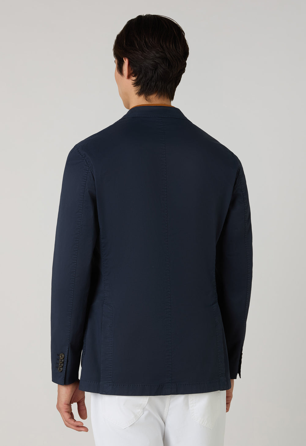 Blue Garment Dyed Supima Cotton K-Jacket