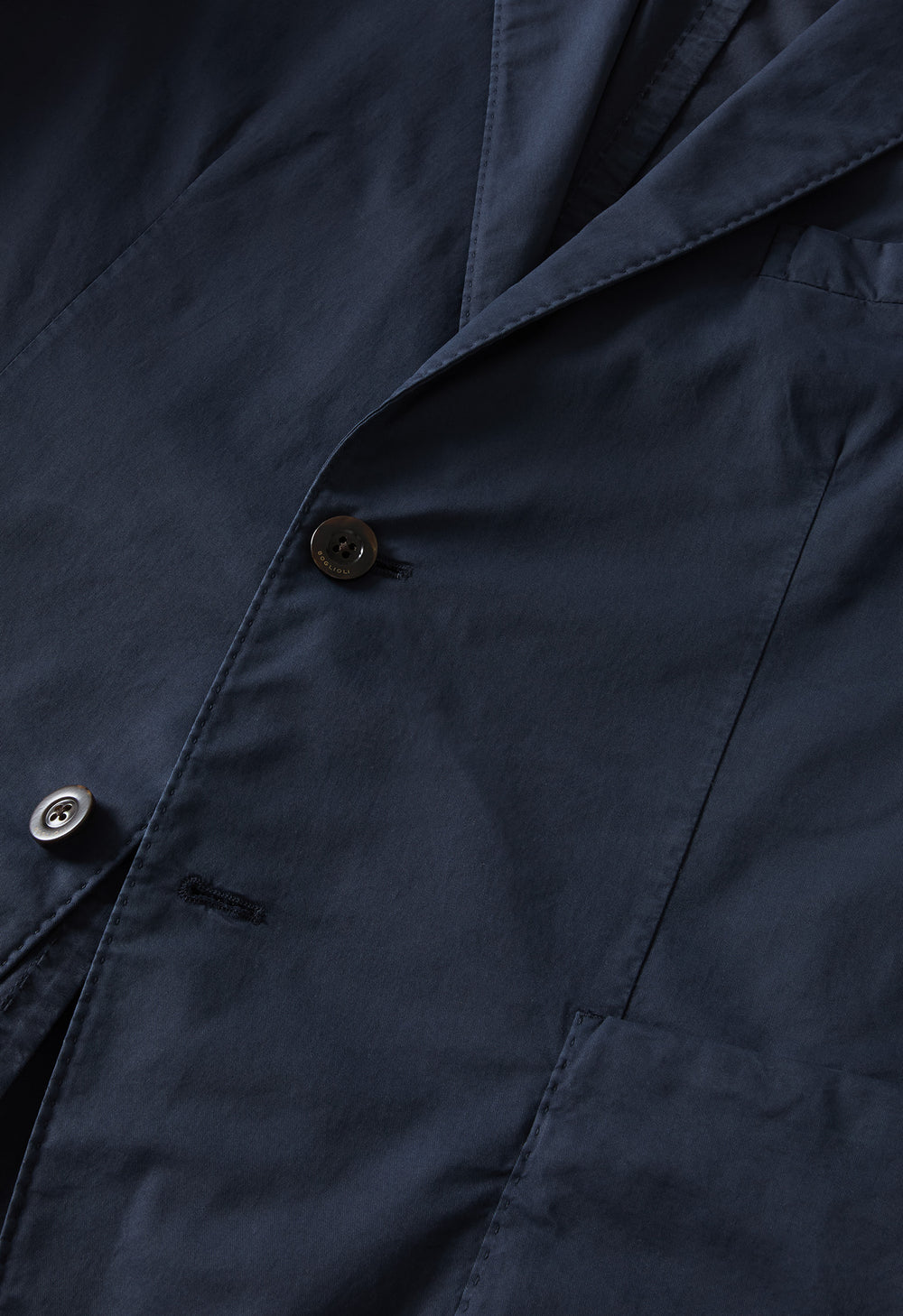 Blue Garment Dyed Supima Cotton K-Jacket