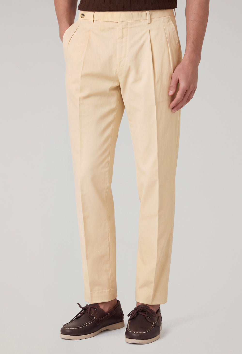 Cream Light Cotton Silk K-Suit