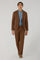 Abito K-Jacket in popeline tinto in capo marrone