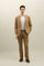 Abito K-Jacket in popeline leggero tinto in capo marrone chiaro