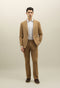 Abito K-Jacket in popeline leggero tinto in capo marrone chiaro