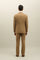 Abito K-Jacket in popeline leggero tinto in capo marrone chiaro