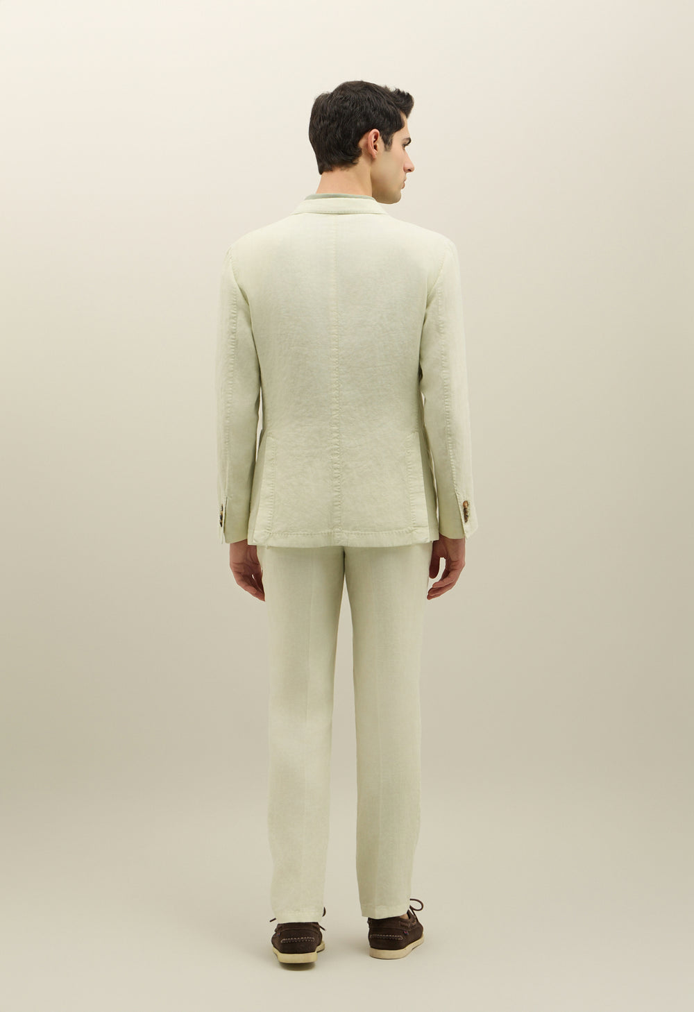 Abito K-Jacket in lino Tinto Terra verde