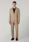 Beige blended Wool Silk K-Suit