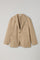 Beige blended Wool Silk K-Suit
