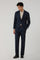 Abito K-Jacket in misto lana e seta blu