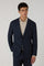 Abito K-Jacket in misto lana e seta blu