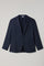 Abito K-Jacket in misto lana e seta blu