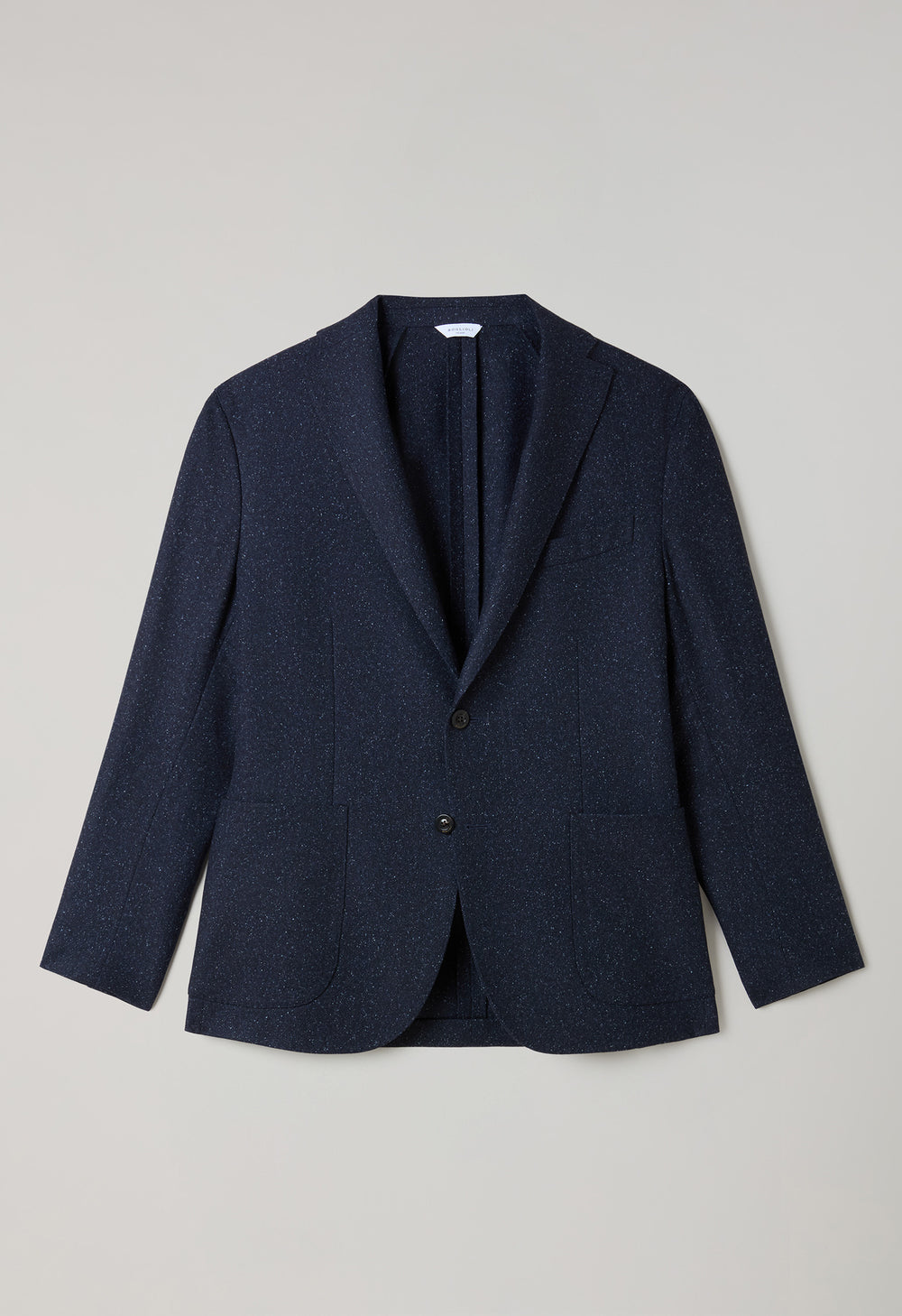 Abito K-Jacket in misto lana e seta blu