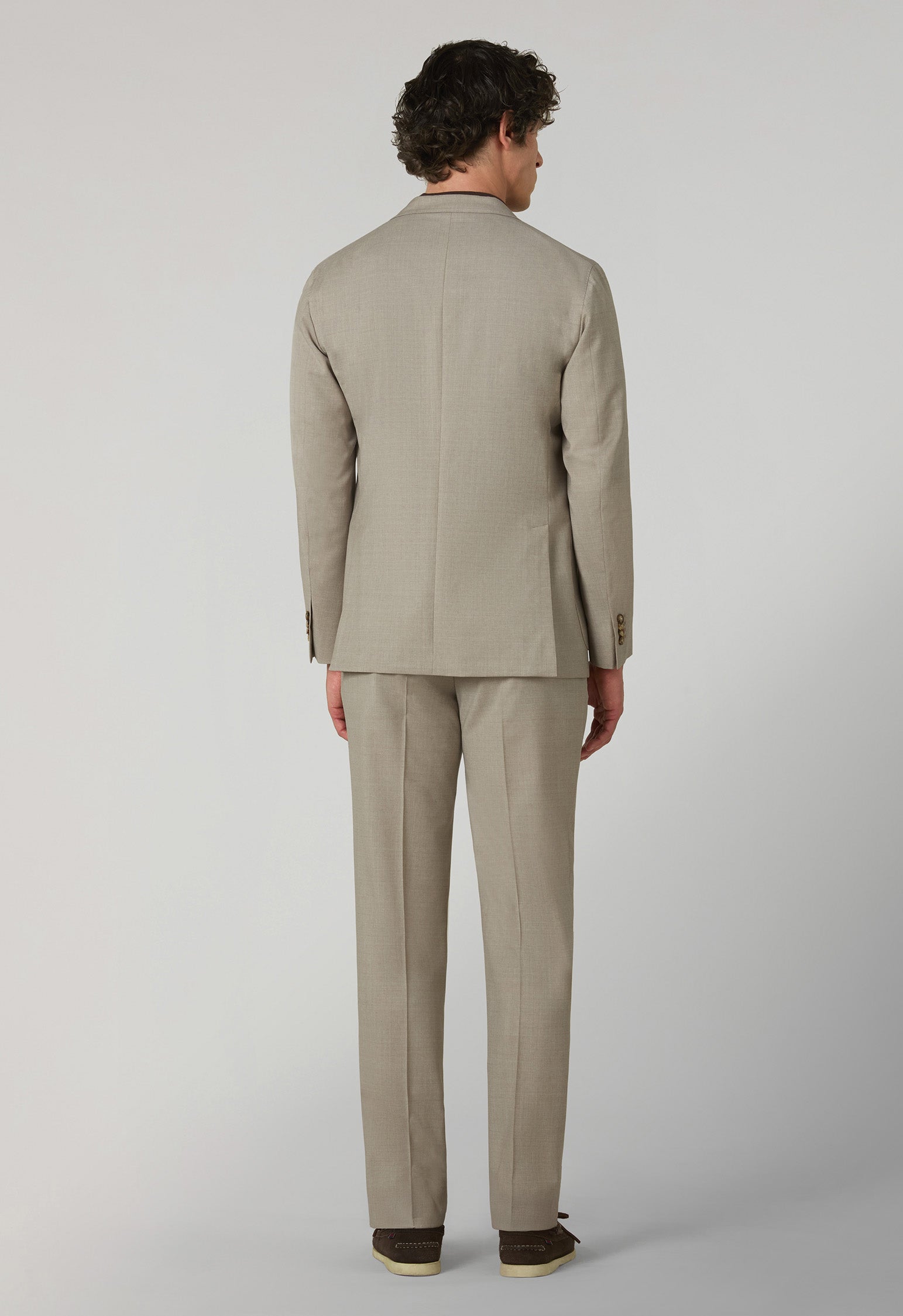 Beige Summer Wool K-Suit