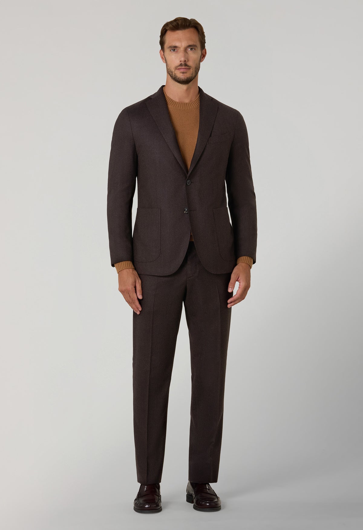 Abito K-Jacket in flanella superlight marrone