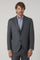 Grauer K-Jacket-Anzug aus Superlight-Flanell