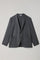 Grauer K-Jacket-Anzug aus Superlight-Flanell