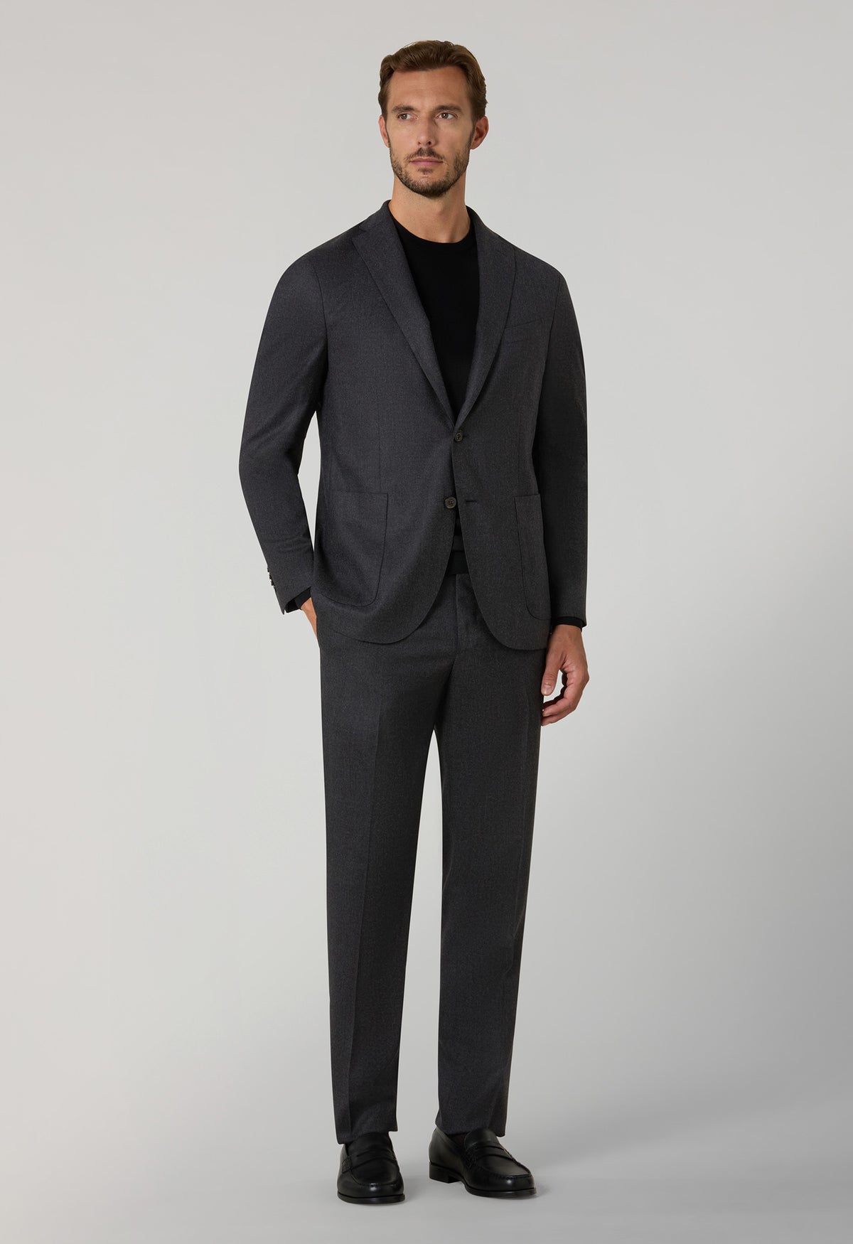 Grey Light Flannel K-Suit