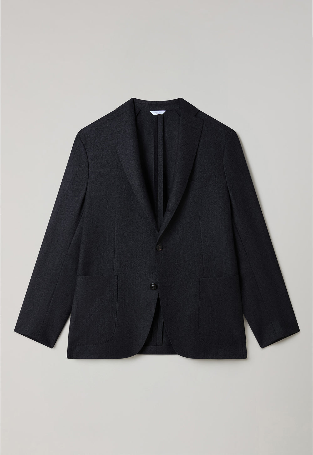 Dark Grey Wool Hopsack K-Jacket