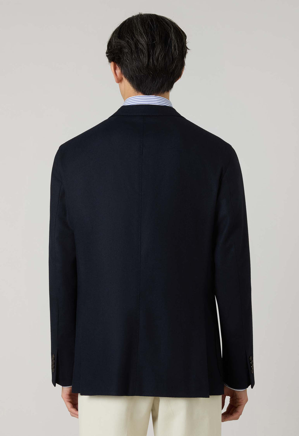 K-Jacket in flanella blu
